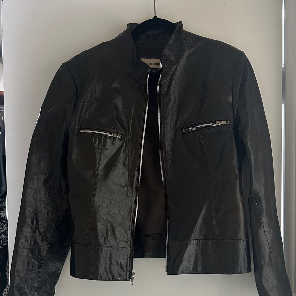 Women’s Vintage Brown Leather Jacket